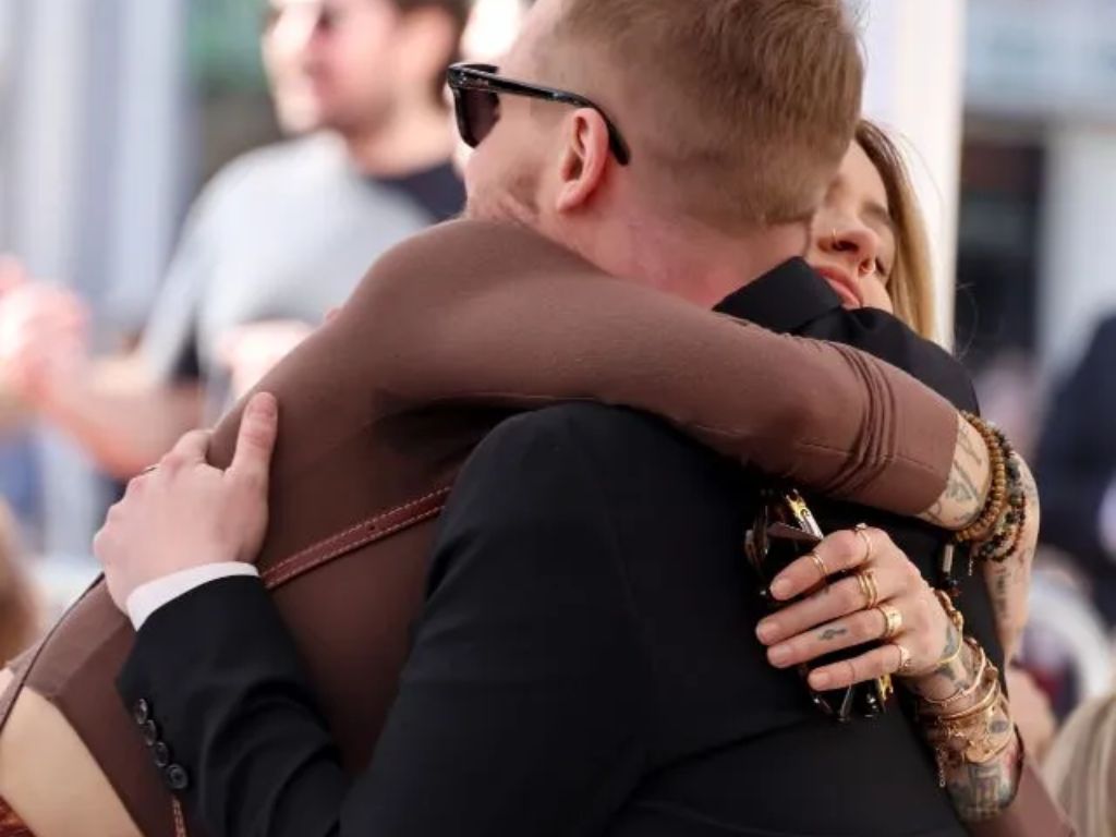 Paris Jackson and Macaulay Culkin attend the ceremony honoring Macaulay Culkin with a Star on the Hollywood Walk of Fame