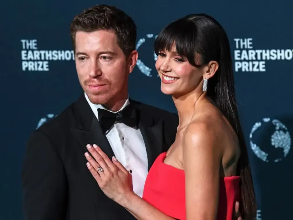 Shaun White and Nina Dobrev at the 2024 Earths hot Prize Awards in Cape Town 