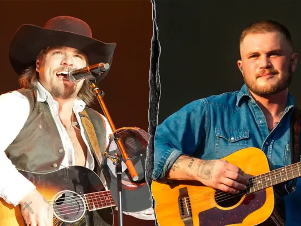 Gavin Adcock and Zach Bryan were both on the same festival bill.