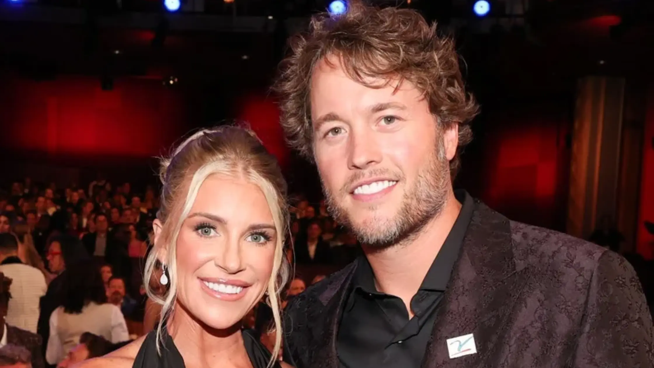 Matthew and Kelly Stafford.