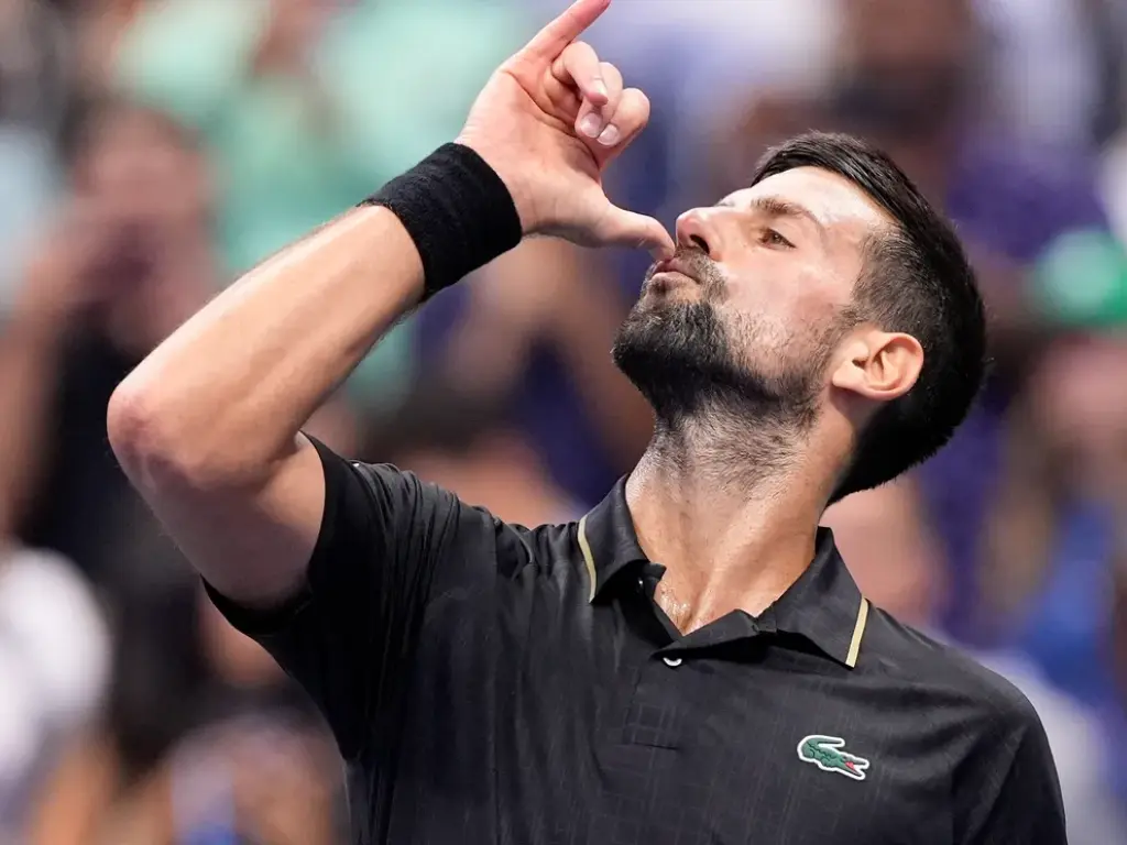 Novak Djokovic  celebrated his US Open Quarterfinals win with “KPop Demon Hunters”  Dance his daughter helped Choreograph.